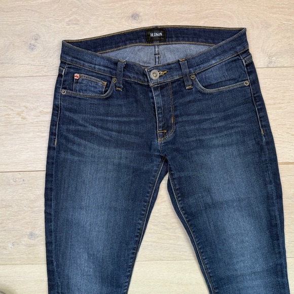 Hudson Jeans Krista Ankle Super Skinny Jeans w/ Raw Hem - Picture 5 of 8